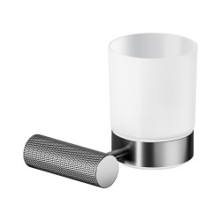 CERSANIT - Sklenička nástěnná ZEN, gun metal black (S951-904)