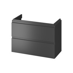 CERSANIT - Skříňka pod umyvadlo MODUO SLIM 80 antracit, montáž FSC MIX70% SGSCH-COC-007574 (S590-089)