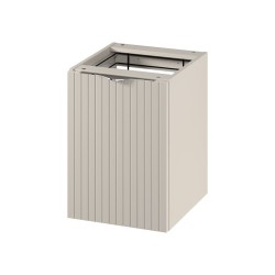 CERSANIT - Skříňka s prádelním košem TIRSO 40 cashmere M, montáž FSC MIX70% SGSCH-COC-007574 (S1017-030)