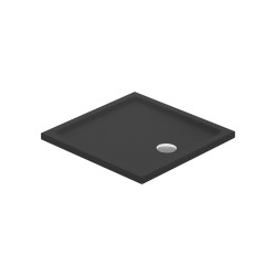 CERSANIT - Sprchová vanička čtvercová TAKO 80x4 černá mat (S204-038)