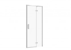 CERSANIT - Sprchové dveře LARGA chrom 90X195, pravé, čiré sklo (S932-116)