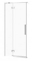 CERSANIT - Sprchové dveře s panty CREA 90x200, levé, čiré sklo (S159-005)