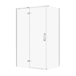 CERSANIT - Sprchový kout JOTA s panty, chrom, 120x90x195, levý, čiré sklo (S160-026)