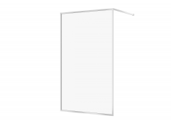 CERSANIT - Sprchový kout WALK-IN LARGA CHROM 120X200 TRANSPARENT SKLO (S932-137)