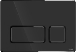 CERSANIT - Tlačítko block gun metal lesk (K97-0447)