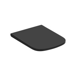 CERSANIT - Toaletní sedátko LARGA čtverec SLIM WRAP DUR SC EO ONE BUTTON antracit BOX (K98-0268)