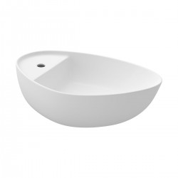 CERSANIT - Umyvadlo na desku MODUO 55X35 s otvorem pro baterii (K116-155)