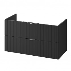 CERSANIT - Umyvadlová skříňka TIRSO 100, černá mat DSM (S1017-012)