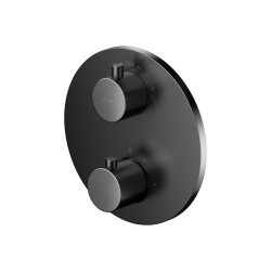 CERSANIT - Vano-sprchová baterie podomítková termostatická s boxem ZEN gun metal black (S951-804)