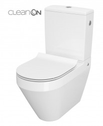 CERSANIT - WC KOMBI CREA CLEANON 010/020 OVAL, NÁDRŽKA 010 3/5, SEDÁTKO DUR SLIM WO LW ONE  (K114-023-B-SET)