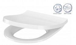 CERSANIT - WC sedátko INVERTO SLIM duroplast SOFT CLOSE, EASY OFF ONE BUTTON (K98-0187)