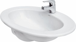 CERSANIT - Zápustné umyvadlo GAMMA 60 s přepadem (K11-0012)