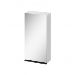 CERSANIT - Zrcadlová skříňka VIRGO 40 bílá s černými úchyty (S522-009)