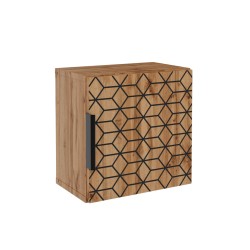COMAD - Horní skříňka Qubik 30x30cm 1 dvířka DIAMOND WOTAN (5907611660225)