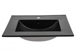 COMAD - Nábytkové umyvadlo LAVA BLACK 60cm (5907441298537)