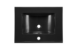 COMAD - Nábytkové umyvadlo LAVA BLACK 60cm (5907441298537)