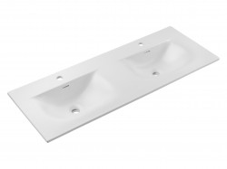 COMAD - Nábytkové umyvadlo SKY, MATT WHITE 120cm (5907611662939)