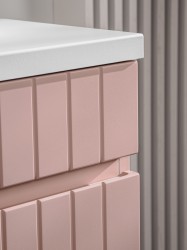 COMAD - Skříňka pod umyvadlo 100cm 1 zásuvka ICONIC ROSE (5907611656259)