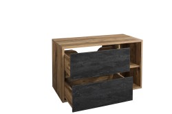COMAD - Skříňka pod umyvadlo 100cm 2 zásuvky (5907611649886)