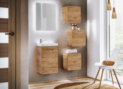 COMAD - Skříňka pod umyvadlo 40cm 1 dvířka ARUBA CRAFT (5907611651735)