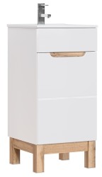 COMAD - Skříňka pod umyvadlo 40cm 1 dvířka BALI bílá (5907611647486)