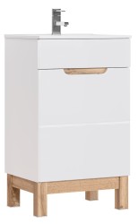COMAD - Skříňka pod umyvadlo 50cm 1 dvířka BALI bílá (5907611647493)