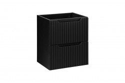 COMAD - Skříňka pod umyvadlo 50cm 2 zásuvky NOVA BLACK (5907611663943)