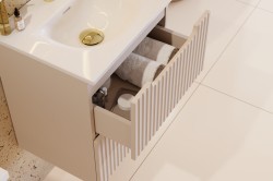 COMAD - Skříňka pod umyvadlo 50cm 2 zásuvky NOVA CASHMERE (5907611665244)