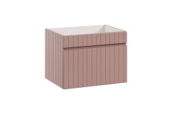 COMAD - Skříňka pod umyvadlo 60cm 1 zásuvka ICONIC ROSE (5907611656235)
