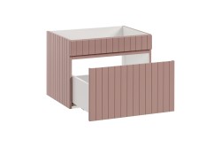 COMAD - Skříňka pod umyvadlo 60cm 1 zásuvka ICONIC ROSE (5907611656235)