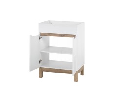 COMAD - Skříňka pod umyvadlo 60cm 2 dvířka BALI bílá (5907611647462)