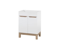 COMAD - Skříňka pod umyvadlo 60cm 2 dvířka BALI bílá (5907611647462)