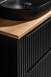 COMAD - Skříňka pod umyvadlo 60cm 2 dvířka NOVA BLACK (5907611663752)