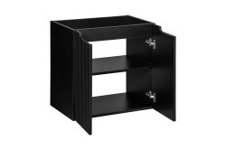 COMAD - Skříňka pod umyvadlo 60cm 2 dvířka NOVA BLACK (5907611663752)