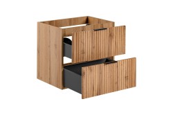 COMAD - Skříňka pod umyvadlo 60cm 2 zásuvky ADEL OAK (5907611654798)