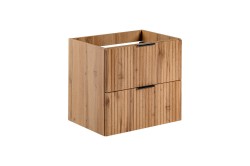 COMAD - Skříňka pod umyvadlo 60cm 2 zásuvky ADEL OAK (5907611654798)
