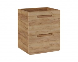 COMAD - Skříňka pod umyvadlo 60cm 2 zásuvky ARUBA CRAFT (5907611649107)