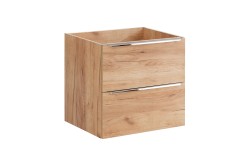 COMAD - Skříňka pod umyvadlo 60cm 2 zásuvky DUB CAPRI (5907611647813)