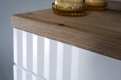 COMAD - Skříňka pod umyvadlo 60cm 2 zásuvky FIJI WHITE (5907611656662)