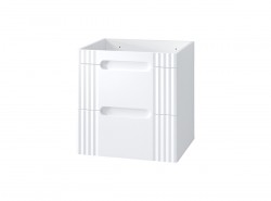 COMAD - Skříňka pod umyvadlo 60cm 2 zásuvky FIJI WHITE (5907611656662)