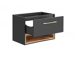 COMAD - Skříňka pod umyvadlo 80cm 1 zásuvka BORNEO COSMOS (5907441299763)