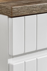 COMAD - Skříňka pod umyvadlo 80cm 1 zásuvka ICONIC WHITE (5907611654989)