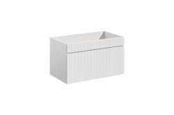 COMAD - Skříňka pod umyvadlo 80cm 1 zásuvka ICONIC WHITE (5907611654989)