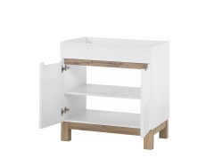 COMAD - Skříňka pod umyvadlo 80cm 2 dvířka BALI bílá (5907611647479)