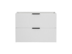 COMAD - Skříňka pod umyvadlo 80cm 2 zásuvky ADEL WHITE (5907611654927)