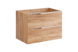 COMAD - Skříňka pod umyvadlo 80cm 2 zásuvky DUB CAPRI (5907611647820)