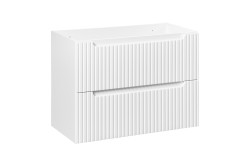 COMAD - Skříňka pod umyvadlo 80cm 2 zásuvky NOVA WHITE (5907611663479)