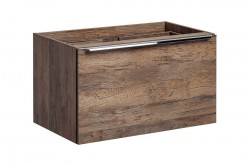 COMAD - Skříňka pod umyvadlo 80cm 2 zásuvky SANTA FE OAK (5907611652435)