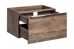 COMAD - Skříňka pod umyvadlo 80cm 2 zásuvky SANTA FE OAK (5907611652435)