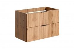 COMAD - Skříňka pod umyvadlo 80cm 2 zásuvkyADEL OAK  (5907611654804)